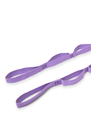 Multi-Loop Stretching Strap for Yoga & Pilates - Purple