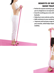 Pedal Resistance Band For Training Arms, Abs, Waist And Yoga Stretching