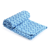 Premium Absorption Hot Yoga Mat Towel with Slip-Resistant Grip Dots - Light Blue