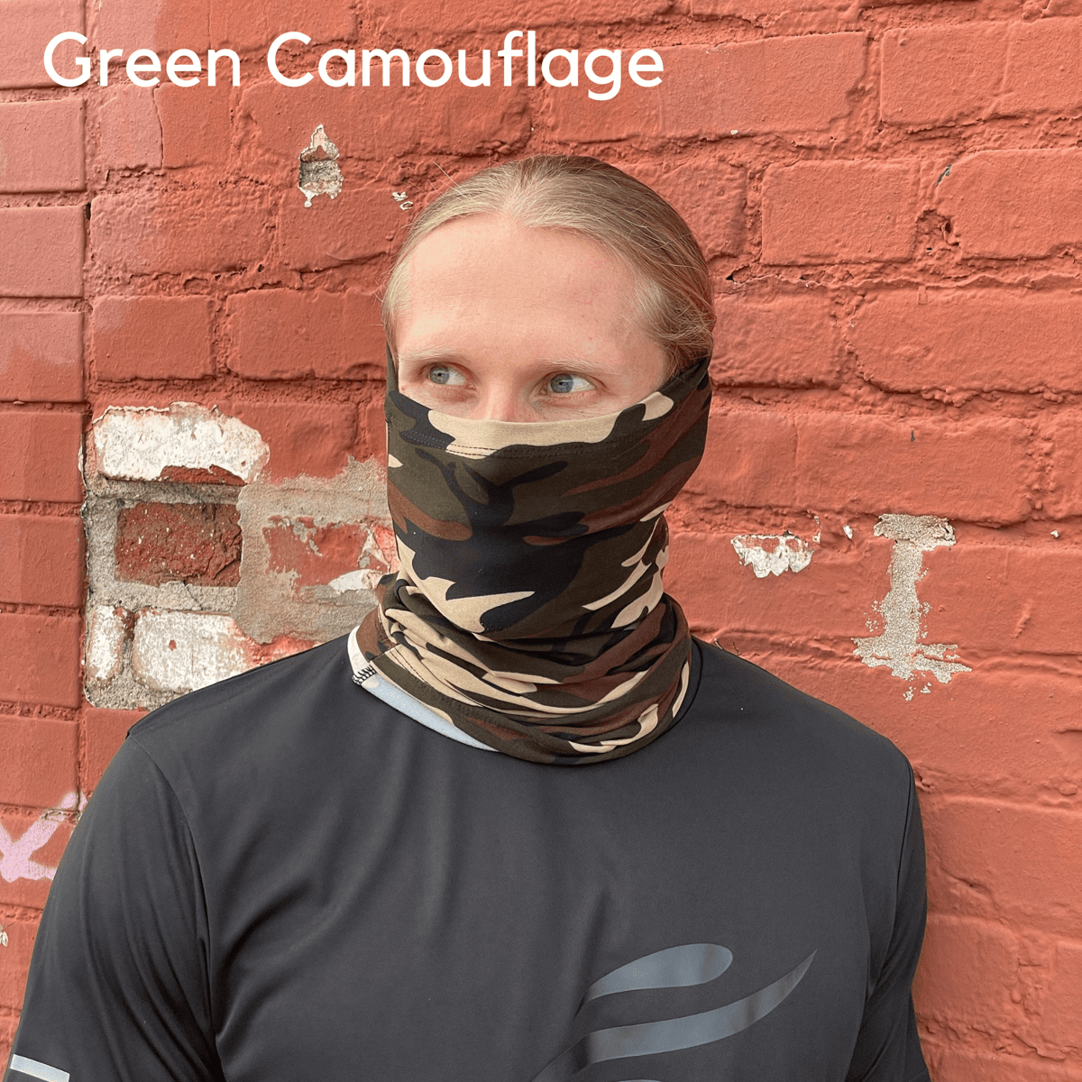 Jupiter Gear Black Sports Neck Gaiter Face Mask for Outdoor Activities