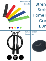 Strength & Stability Home Fitness Cardio Bundle - Black