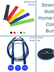 Strength & Stability Home Fitness Cardio Bundle - Blue