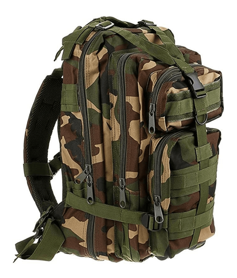 Tactical Military 25L Molle Backpack - Camouflage