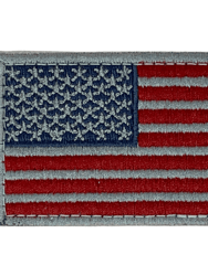 Tactical Usa Flag Patch With Detachable Backing - Aged Classic