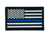 Tactical Usa Flag Patch With Detachable Backing - Blue Line