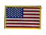 Tactical Usa Flag Patch With Detachable Backing - Yellow Red White & Blue