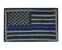 Tactical Usa Flag Patch With Detachable Backing - Aged Blue Line