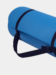 Thick Yoga and Pilates Exercise Mat with Carrying Strap