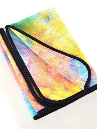 Jupiter Gear Tie Dye Yoga Mat Towel with Slip-Resistant Grip Dots product