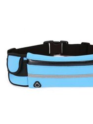 Velocity Water-Resistant Sports Running Belt and Fanny Pack for Outdoor Sports - Sky blue