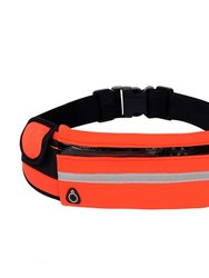 Velocity Water-Resistant Sports Running Belt and Fanny Pack for Outdoor Sports - Orange