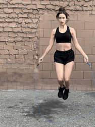 Weighted Jump Rope with Adjustable Steel Wire Cable