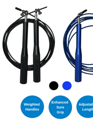 Weighted Jump Rope with Adjustable Steel Wire Cable