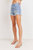 Fray Hem Shorts In Light Denim