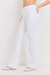 High Rise Skinny Flare Jeans In White