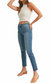 Mid Rise Slim Jeans In Medium Wash