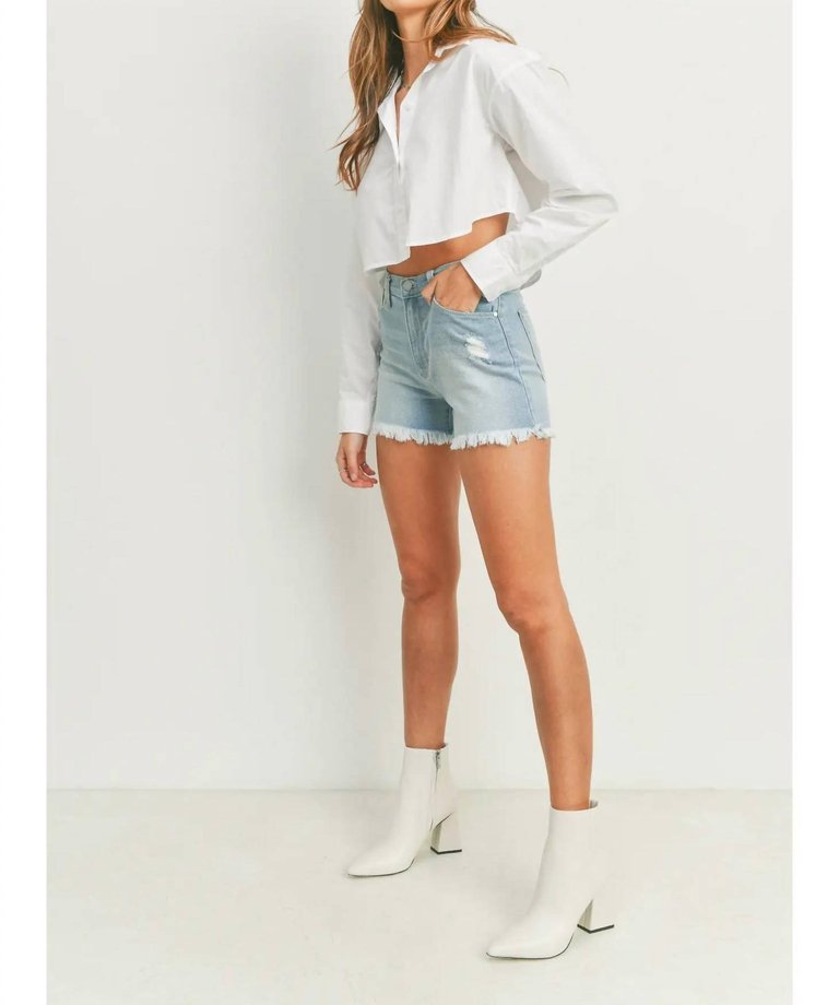 The Keeper Shorts In Light Denim