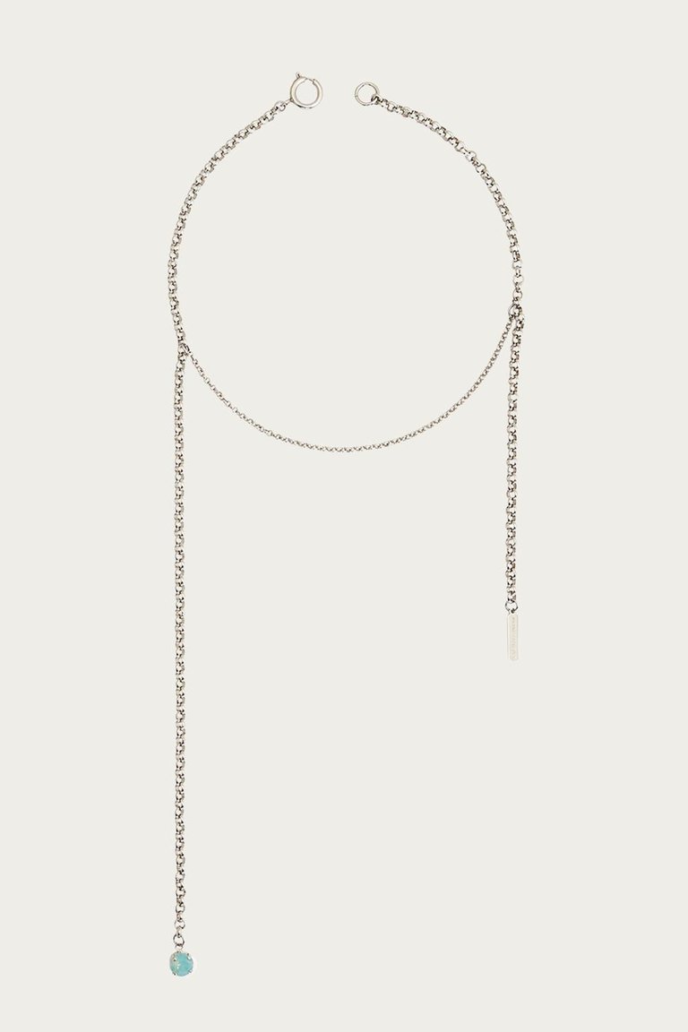 Lindsey Necklace In Silver - Silver