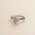 Diana White Gold Ring Pink Sapphire, Diamond & Blue Sapphire