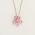 Florea White Gold Necklace Pink Sapphire & Diamond - Pink Sapphire