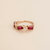 Forma Rose Gold Ring Set With Ruby & Diamond