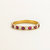 Salto Gold Ring In Ruby & Diamond - Gold