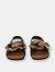 Men's Chain Flat Sandals with Snap