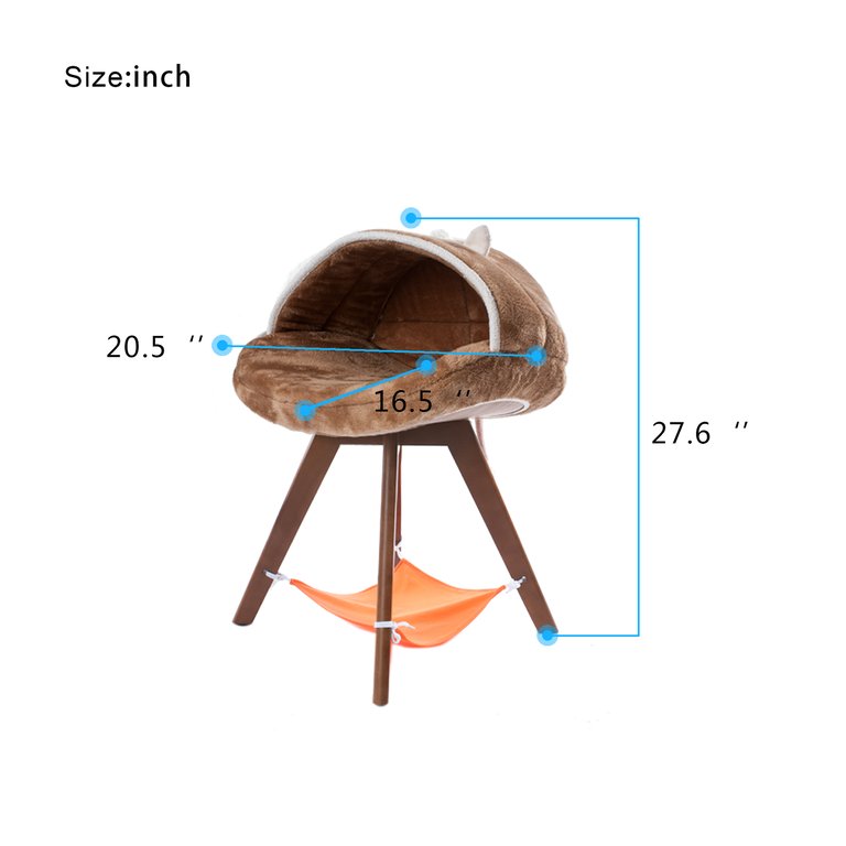 CC Cat Bed - Brown 