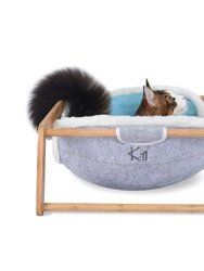 Ella Cat Bed - Blue