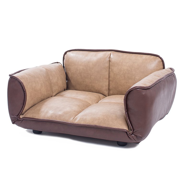 Stark Dog Sofa - Brown - Brown