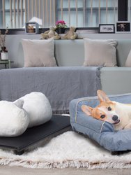 Wickman 2 In 1 Dog Sofa For All Season - Blue