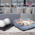 Wickman 2 In 1 Dog Sofa For All Season - Blue