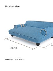 Wickman 2 In 1 Dog Sofa For All Season - Blue