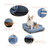 Wickman 2 In 1 Dog Sofa For All Season - Blue