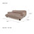 Wickman 2 In 1 Dog Sofa For All Season - Khaki