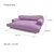 Wickman 2 In 1 Dog Sofa For All Season - Violet