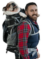 Rover 2 | Big Dog Carrier & Backpacking Pack - Black