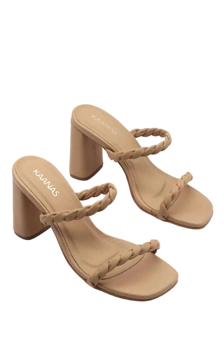 Rosa Double Twisted Band Heel - Sand