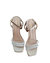 Women Allnat Double Diamond Heel Sandal In Silver - Silver