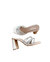 Women Dresden Strappy Heel Sandal In Silver