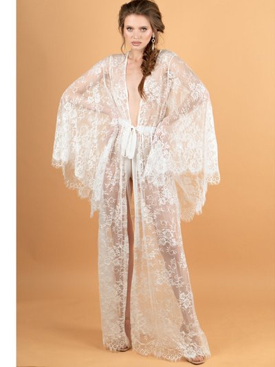 KÂfemme Bride Lumina Long Lace White Robe product