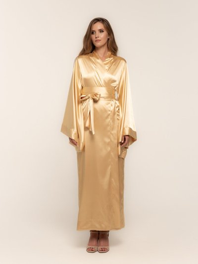KÂfemme Classic Kimono Silk Robe - Gold product
