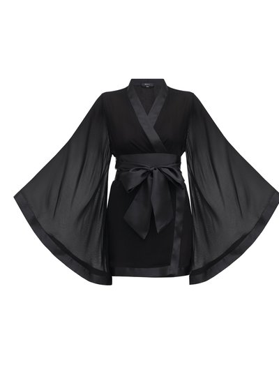 KÂfemme Cosmic Black Sheer Sexy Robe product