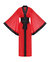 Duo Sheer Red and Black Kimono - Red and Black