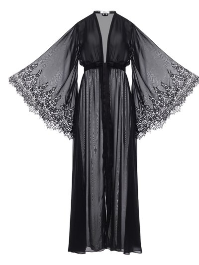 KÂfemme Sabina Elegant Sheer Robe - Black product