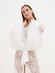 Sophie Sheer Long Bridal Robe