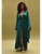 The Butterfly Long Sexy Robe - Green