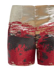 Aberash Shorts - Burgundy