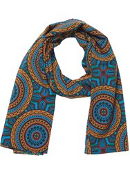 Aqua Print Scarf