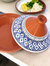 Large Cooking & Serving Tagine Pot - Supreme Bohemian Blue